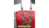 Pearls and Shells Necklaces Fashion Beading